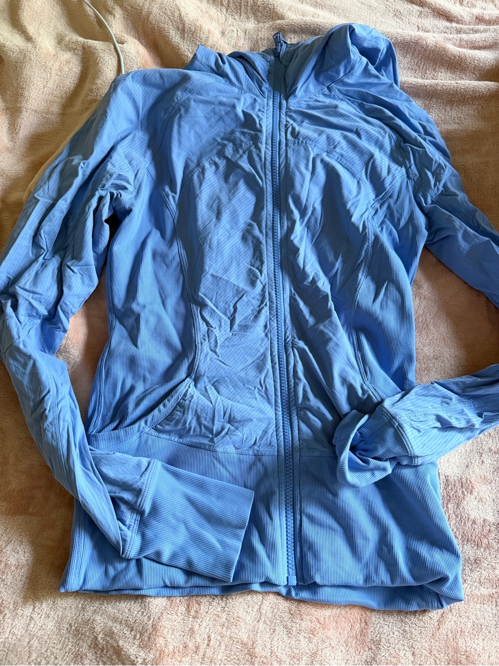 lululemon athletica Light Blue Full-Zip Utility Jacket